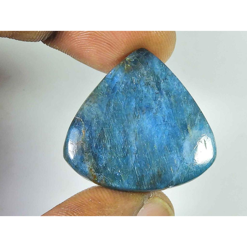 40 Karatów Prawdziwy Neonowo Niebieski Apatyt Gruszka Kryształ Kaboszon Luźny Kamień Szlachetny 28X27MM SK-2092