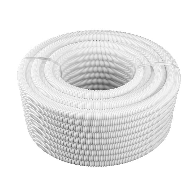 1-5 Meter Inner 12-50mm Retardant Plastic Bellow Pipe Hose PP Insulated Threading Hose Plastic Corrugated Pipe Protective Sleeve