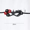 Makeup Ball Hollow Lace Mask Halloween Props Black Half Face Sexy Diamonds Female Eye Mask Fashion Masquerades Eye Mask
