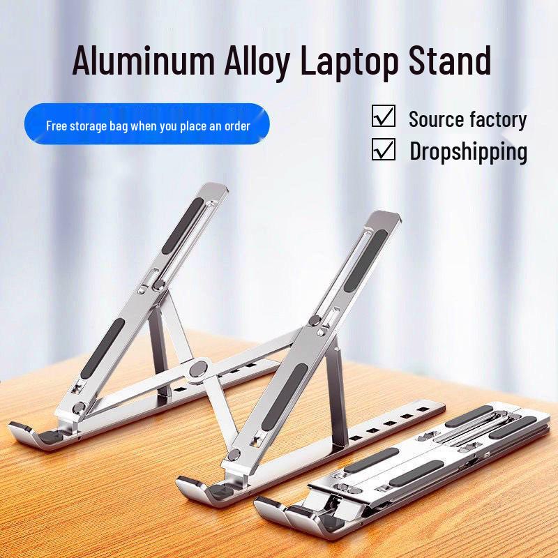 N3 Aluminum Alloy Laptop & Tablet Riser Stand with Heat Dissipation