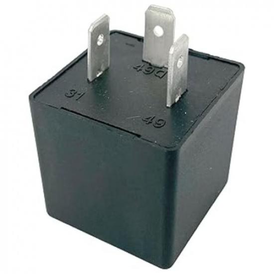 2-Pack 21 111953227D Relay – 12VDC 30A 3-Pin SPST Turn Signal Flasher – Fi