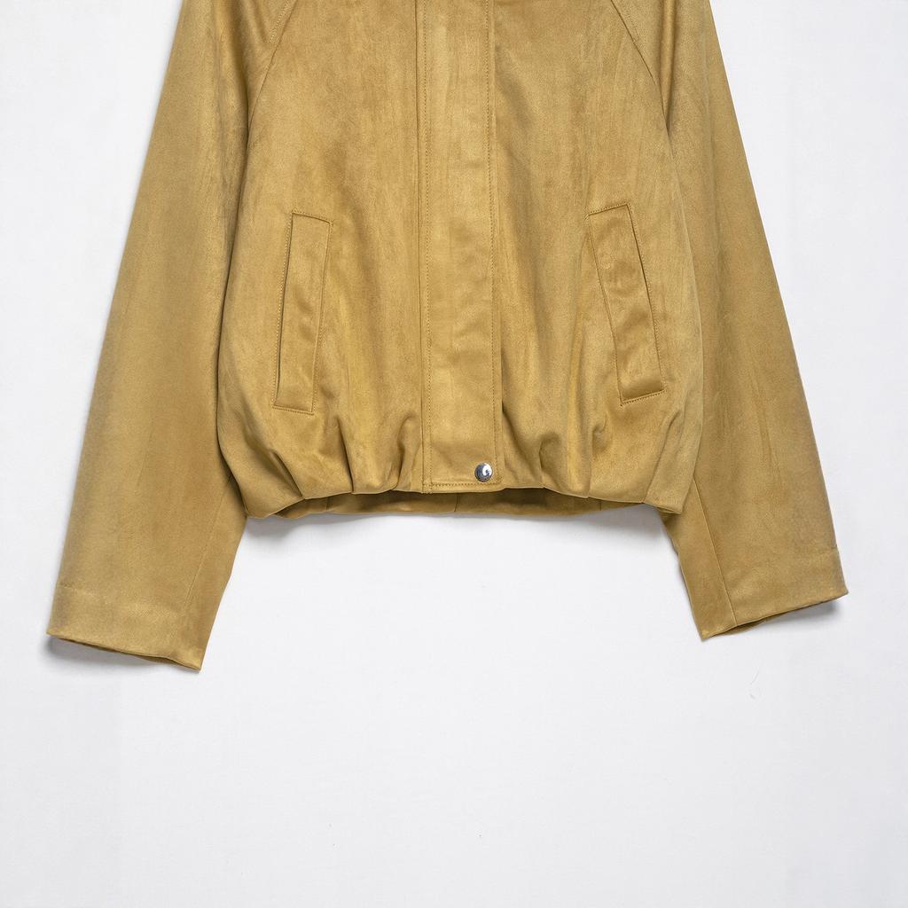 Women's Retro Loose Lapel Long Sleeve Flight Jacket