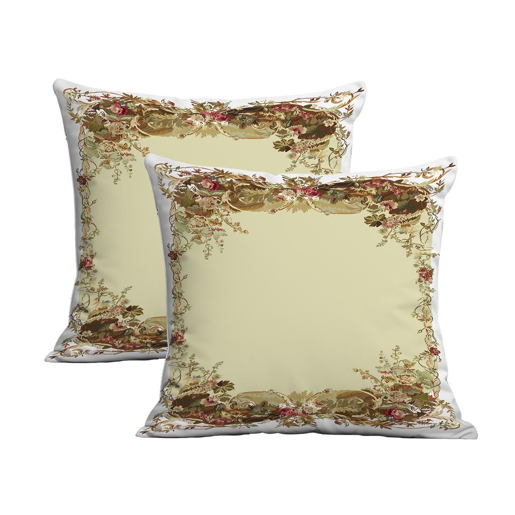 New Creative European Retro Floral Pillowcase Double-sided Printed Home Cushion Pillowcase Multiple Styles Available