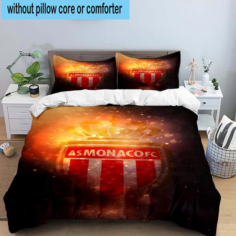 3pcs Monaco Monaco Printed Bedding Set Duvet Cover Closure Includes 1 Duvet Cover & 2 Pillowcases Bedding Sets Home Decor Gifts