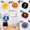 U Shaped Cartoon Neck Pillow Hooded Memory Foam Embroidery Multicolor Girls Gift