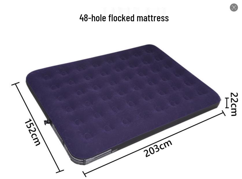 Portable PVC Inflatable Mattress and Air Cushion Bed for Home and Camping