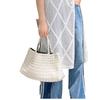 2024 Vintage Women's Large Capacity Woven Leather Tote Handbag