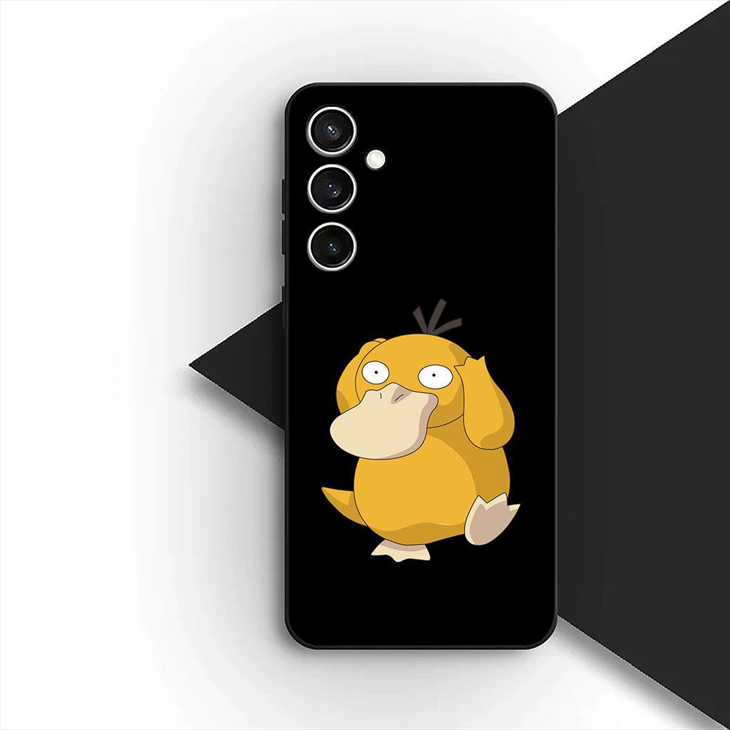Funda de Teléfono P-Pokemons GO Gengar P-Pikachus Psyduck para Samsung Galaxy S25 S24 S23 FE Ultra Plus S7 Edge S25+ S23+ A56 5G