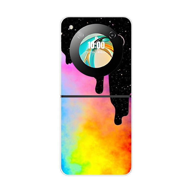 Pevný PC kryt pre ZTE Nubia Flip 2 Nárazuvzdorné puzdrá na telefón pre ZTE Libero Flip 2 5G Zadný priehľadný kryt Flip2 Coque Funda