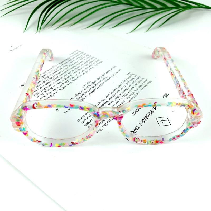 Glasses Shape Ornament Crafts Silicone Mold Epoxy Jewelry Mold Resin Casting Pendant Mold Suitable for Diy Crafts