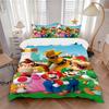 Super Mario Bros Adventure Print 3Pcs Bedding Setduvet Cover With 2 Bedropillowcase Home Birthday Gift