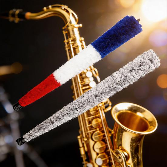 Saxophone Cleaning Swab Alto Tenor Soprano Saxophone Pad Saver Brush Cleaner Ultra Absorbent Cotton Sax Cleaning Care Tools
