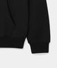 [Set] Dolphin Chain Embroidery Fleece Hoodie & Jogger Pants Black