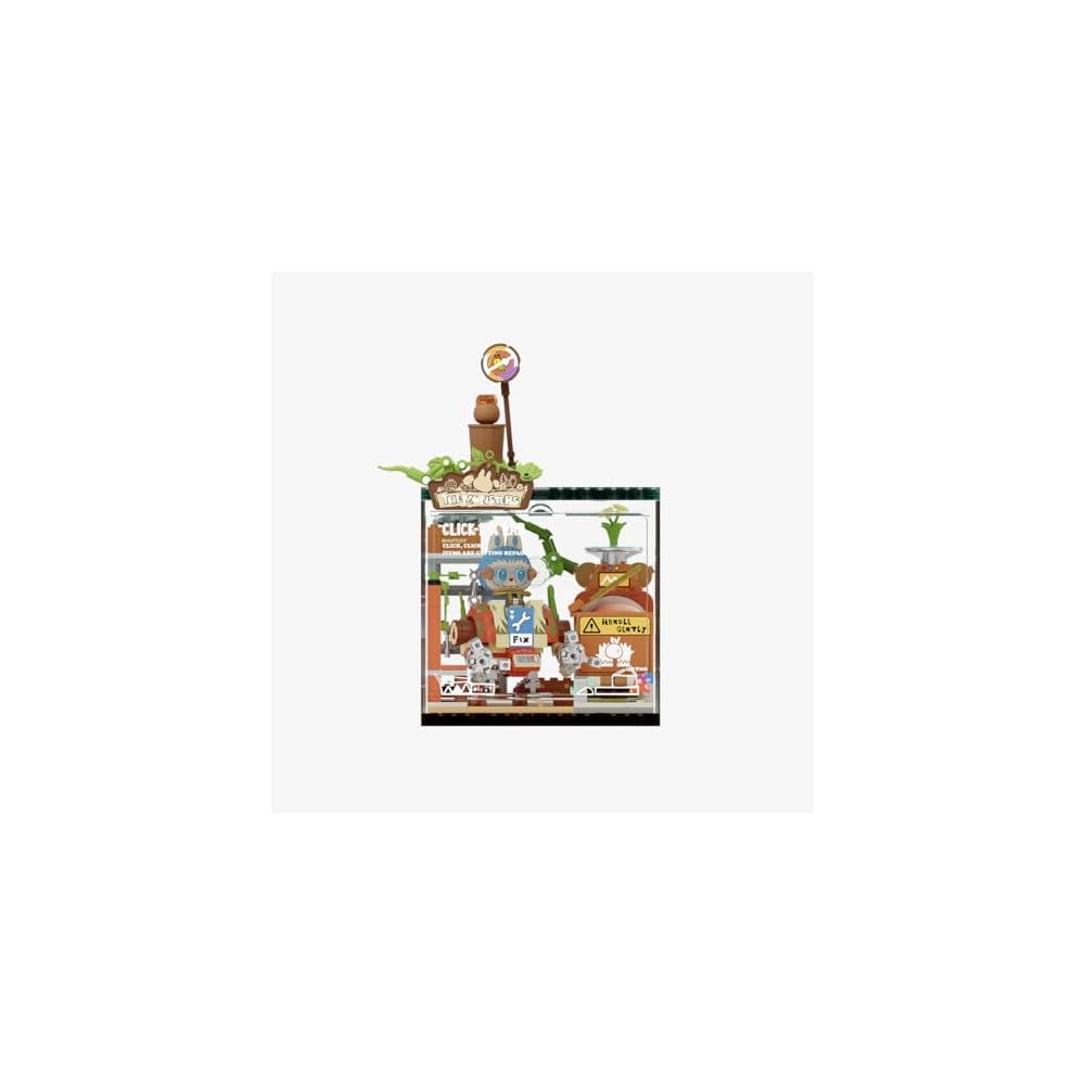 

Pop Mart The Monsters Forest Secret Base Click-Fix Labubu Block Figure Toy Gift