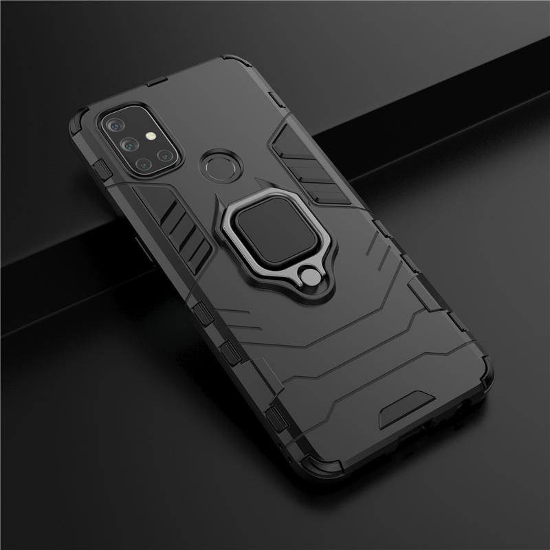 For Oneplus Nord N10 5G Case TPU Bumper Magnetic Ring Holder Silicone Armor Back Cover One Plus Nord N10 Phone Case Nord N10 5G