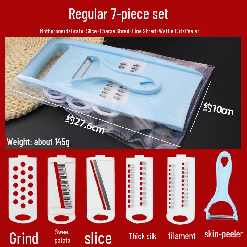 Stainless Steel Multifunctional Vegetable Cutter & Grater with Potato Peeler