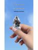 100W Mini Transparent Dual PD Car Charger: Super Fast Cigarette Lighter Adapter