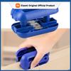 Pneumatic Quad Trimmer with 30-Degree Carbon Steel Blade,Professional Edging Tape Trimming Tool,Blue