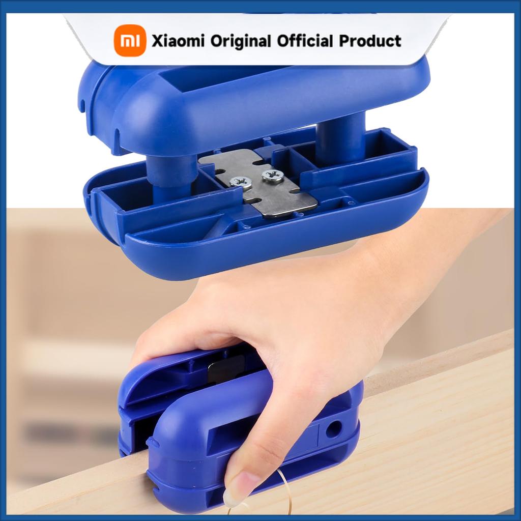 Xiaomi Pneumatic Quad Trimmer with 30-Degree Carbon Steel Blade,Professional Edging Tape Trimming Tool,Blue