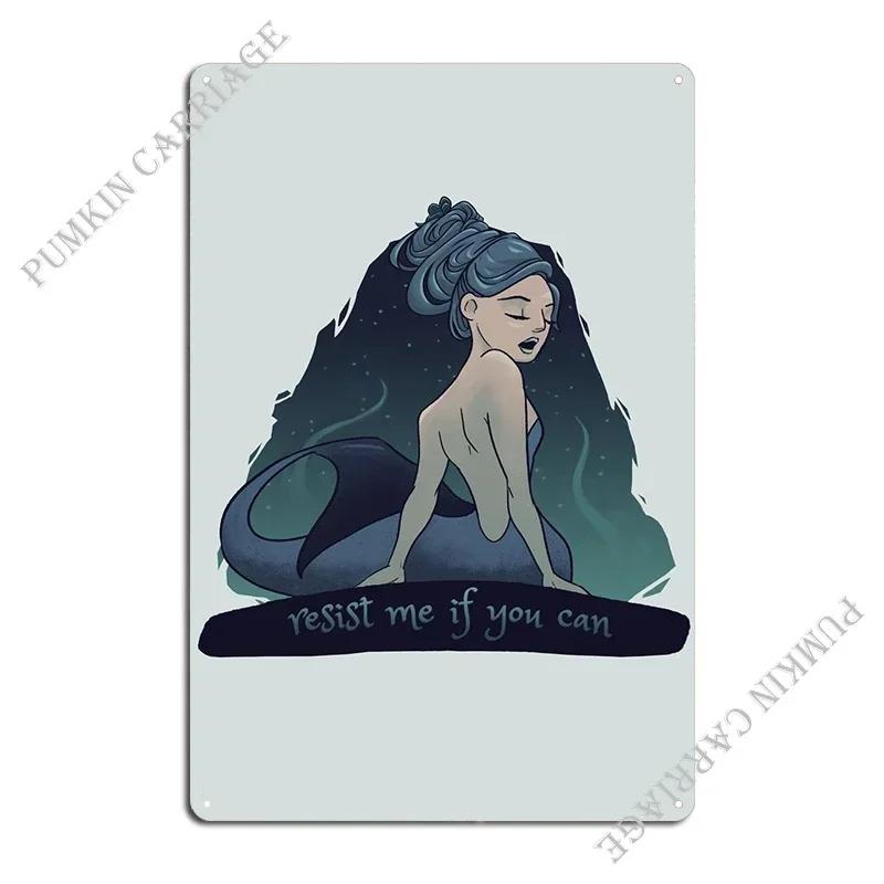 Siren Song Metal Signs Cinema Decoration Cinema Garage Custom Tin Sign Poster 20x30cm(7.8x11.8inch)