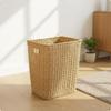 Open-Top Woven Laundry Basket Ventilated with Handles Sturdy