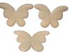 Butterfly 3 Pcs White Styrofoam 20cm | 832998