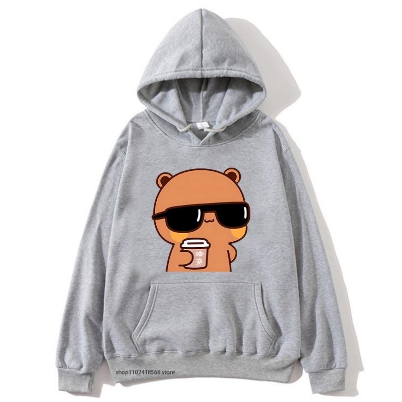 Fashion Women's Bubu Dudu Hoodie Sweatshirt Cartoon Kawaii Print Pullover Harajuku Kids Fashion Hoodie Sweatshirt