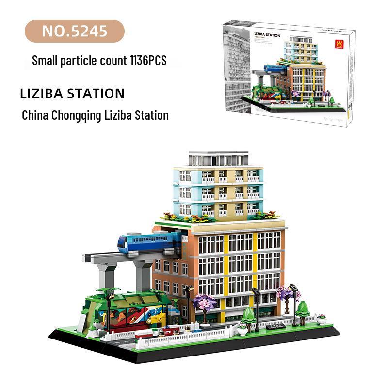 

Чунцин Лицзыба Станция Метро Архитектурные Строительные Блоки Модель Подарок Игрушка