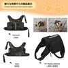 SHINIQLORA Dog Backpack Harness Set Pet Backpack Dog Rucksack Dog Cat Breathable Multifunctional Lightweight Reflective Tape Walking Outdoor Travel