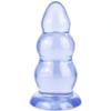 Extra Thick Dildo Giant Anal Plug Silicone 3 Beads Connecting Dildo with Suction Cup Thick Size Anal Beads Anal Expansion for Men and Women Anal Plug