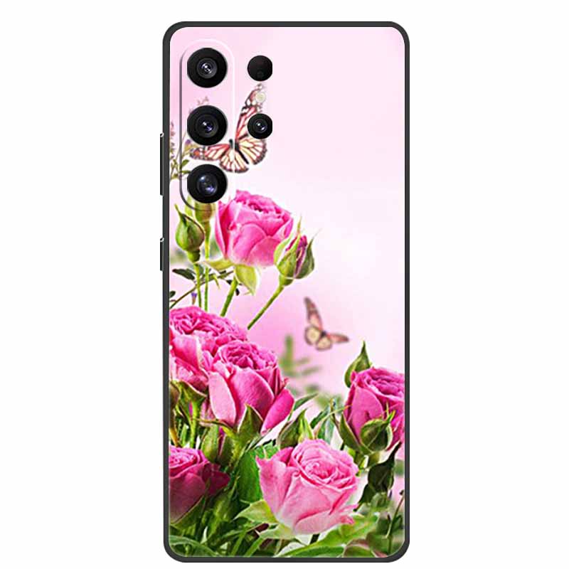 For Samsung Galaxy S26 Ultra Case Luxury Soft Silicone TPU Phone Cover for Samsung S26 Ultra S26Ultra 5G Cartoon Protective Case