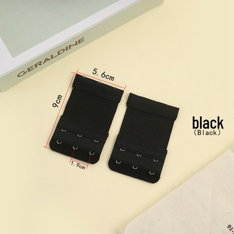 Roestvrijstalen BH Rugverlenger Gesp - Elastische 2-Rij 2-3-4-Knops Aansluiting