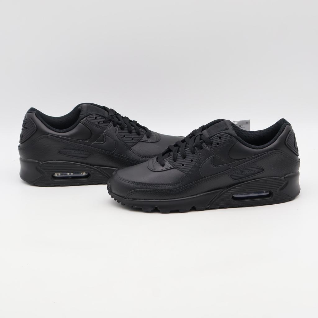 CZ5594-001 Nike Air Max 90 Leather "Triple Black" (Men's)
