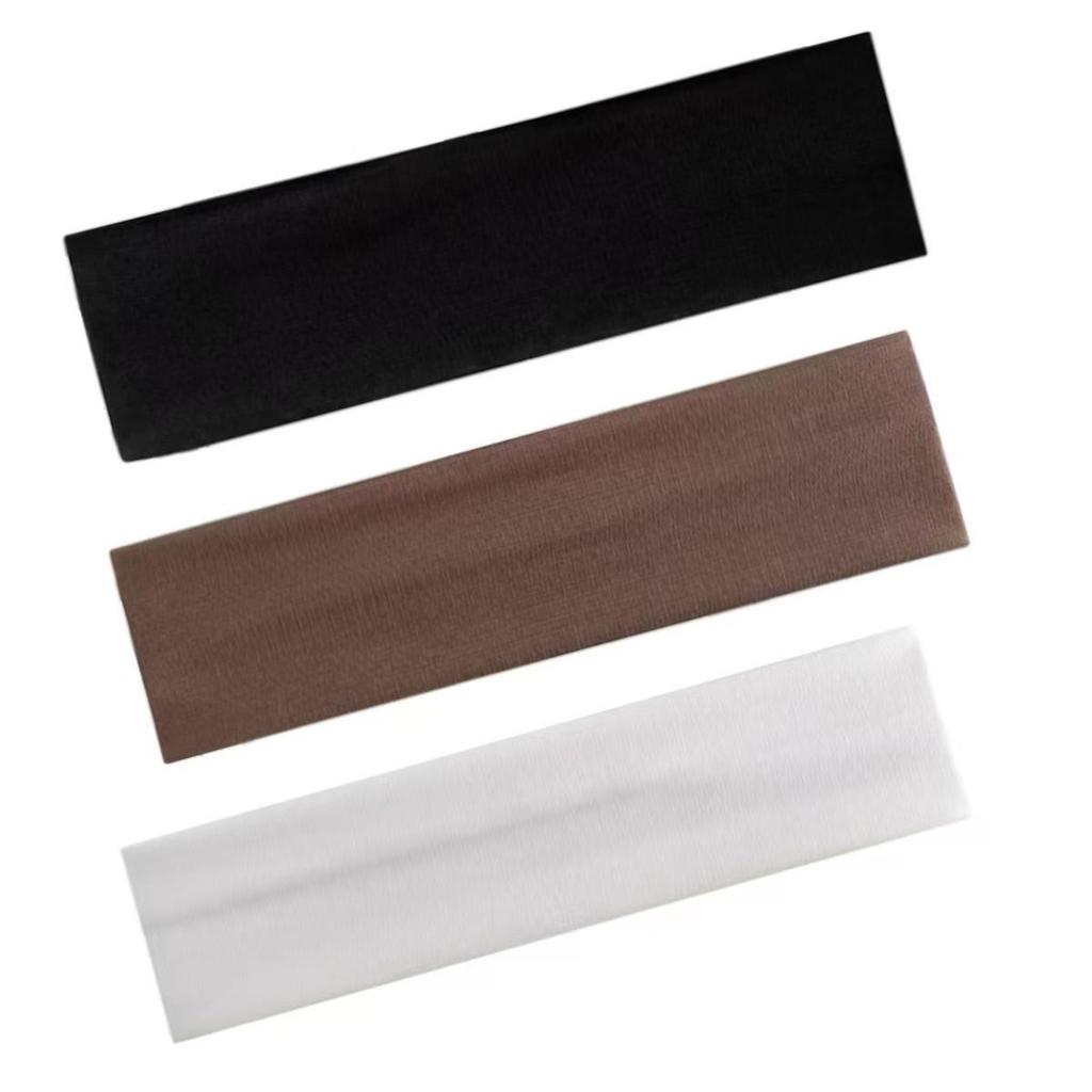 Elastisches Haarband für Damen für Sport, Yoga, Tanz, Laufen und Radfahren - Trendiges, Dünnes, Einfarbiges Design
