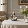 Jewelry Storage Box, with Jesus or Virgin Design Religious Tray, Compact Multi-Use Faith Atmosphere Jewelry Holder, for Prayer Beads Crystal Ores