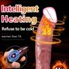 Teleskopischer 27 cm langer realistischer Dildo Vibrator Penis Teleskopischer Schwingender Heizender Silikon Dildo Weiblich Fernbedienung Vibratoren für Unisex Masturbator