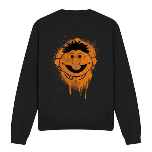 Sesame Street Unisex Adult Ernie Face Sweatshirt