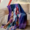 1pc Kpop Demon Hunters Blanket, Cozy Valentine's Day Blanket, Multi-functional Nap Blanket Available Throughout the Four Seasons