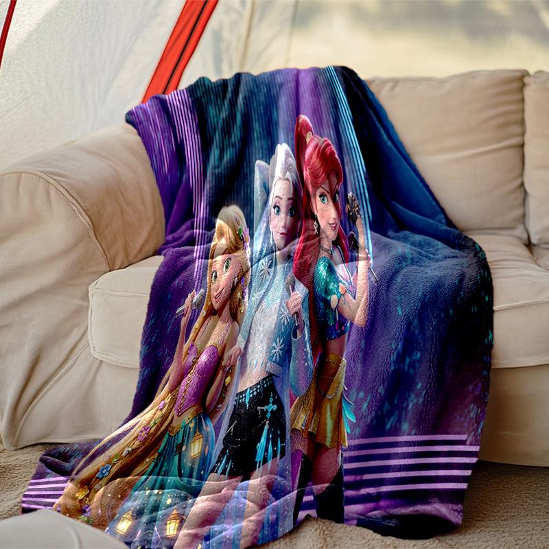 1pc Kpop Demon Hunters Blanket, Cozy Valentine's Day Blanket, Multi-functional Nap Blanket Available Throughout the Four Seasons
