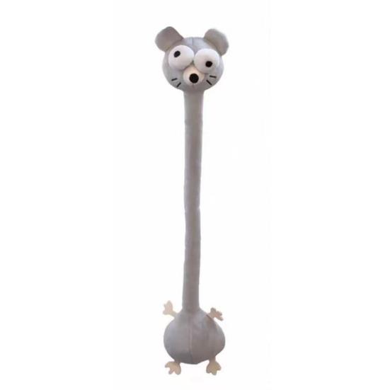

Long Neck Animal Plush Keychain Soft Stuffed Dog Cat Frog Rat Pendant Plush Bags Backpacks Charm Birthday Gift for Animal Lovers D