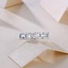 Nabest Fine Jewelry Women   CopperCuban Chain Rings VVS1 D Color Moissanite Ring Hip Hop  Jewelry