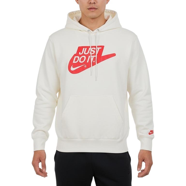 Nike Sweatshirts Men s White Hooded Moderate IF0692-133 L