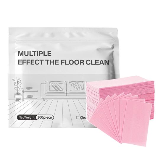 100Pcs Floor Cleaning Floor Cleaner for Ceramic Tablets Fragrance Retention Multi-Surface Cleaner Tiles 100pcs розовый
