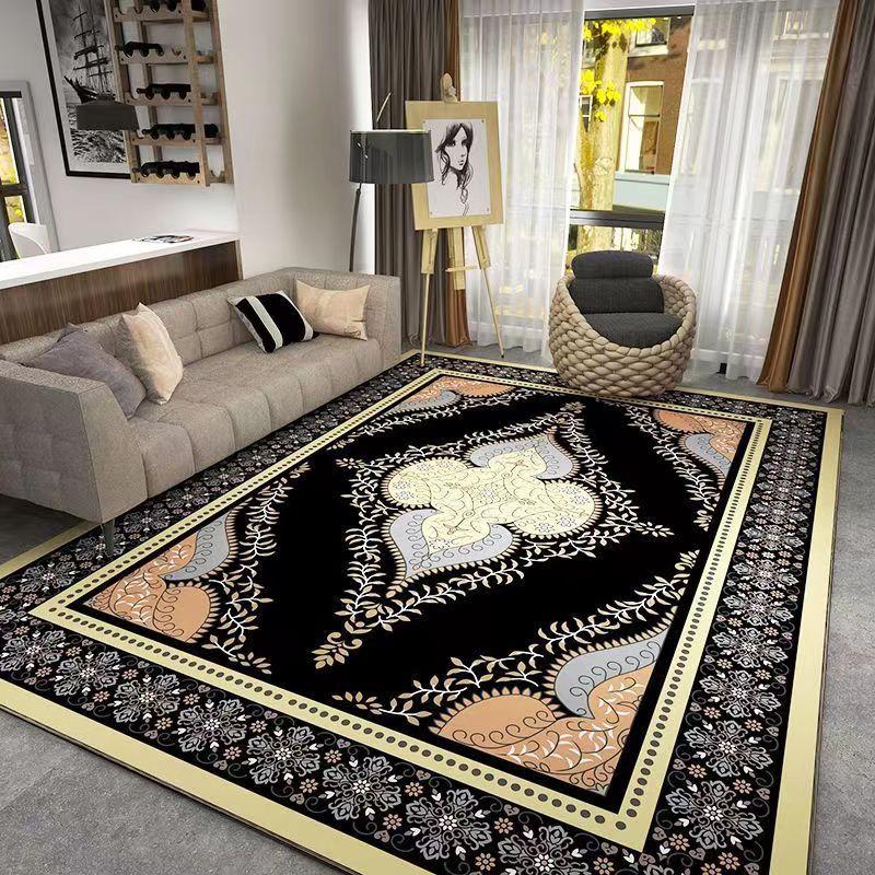 

Bohemian Style Carpet Bedroom Anti Slip Bedside Carpet Home Living Room Sofa Carpet 80 * 120cm