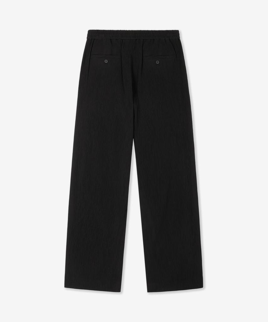 Tienjiti Kinoshita Seersucker Semi-Wide Pants (Black) Tnpa6E205Bk