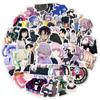 10/30/50pcs CALL OF THE NIGHT Anime Stickers Cute Nazuna Nanakusa Cartoon Decals DIY Skateboard Phone Luggage Sticker Decoration