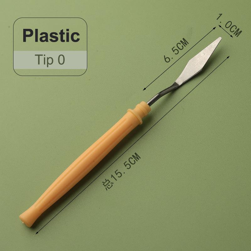 Stainless Steel Scraper Kit Palette Gouache Supplies Oil Painting Knife Fine