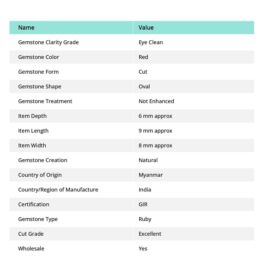 6.70 Ct Stunning Star Ruby Loose Gemstone Natural CERTIFIED RED Oval Shape VA-845