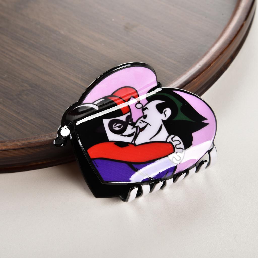 2025 NEW Horror Series Ghost Face Clown Hair Claw Halloween Acrylic Claw Clips INS Trendy Hair Clips for Women Hair Accessories