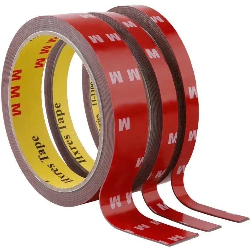 300CM Strong Permanent Double Sided Tape Acrylic Foam Adhesive Waterproof High Temperature Tape Sticker for Car Indoor DecorPinstriping Tape 3